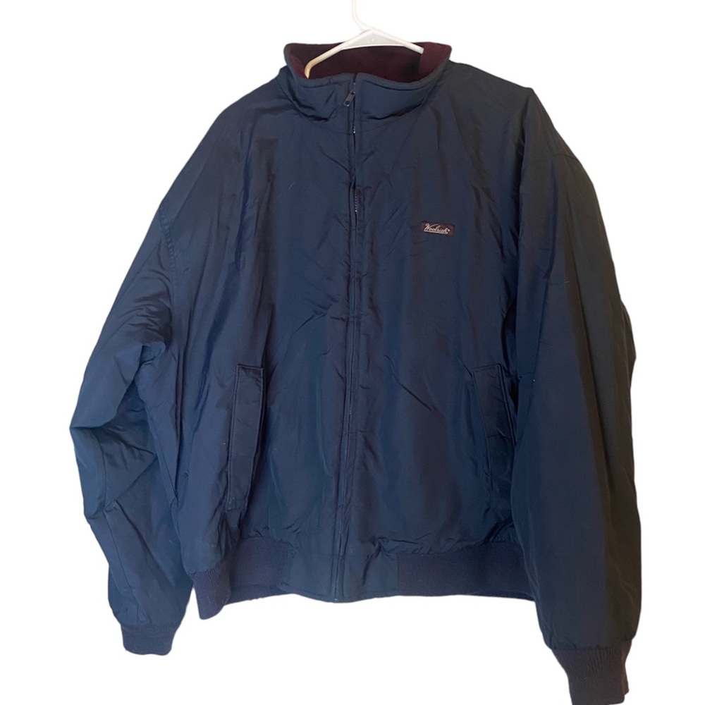 Vintage big boys rugged outdoor wear navy fleece lined Jacket xl extra large